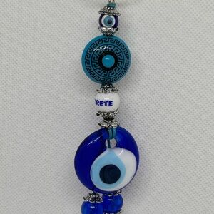 Blue Evil Eye Pendant Necklace
